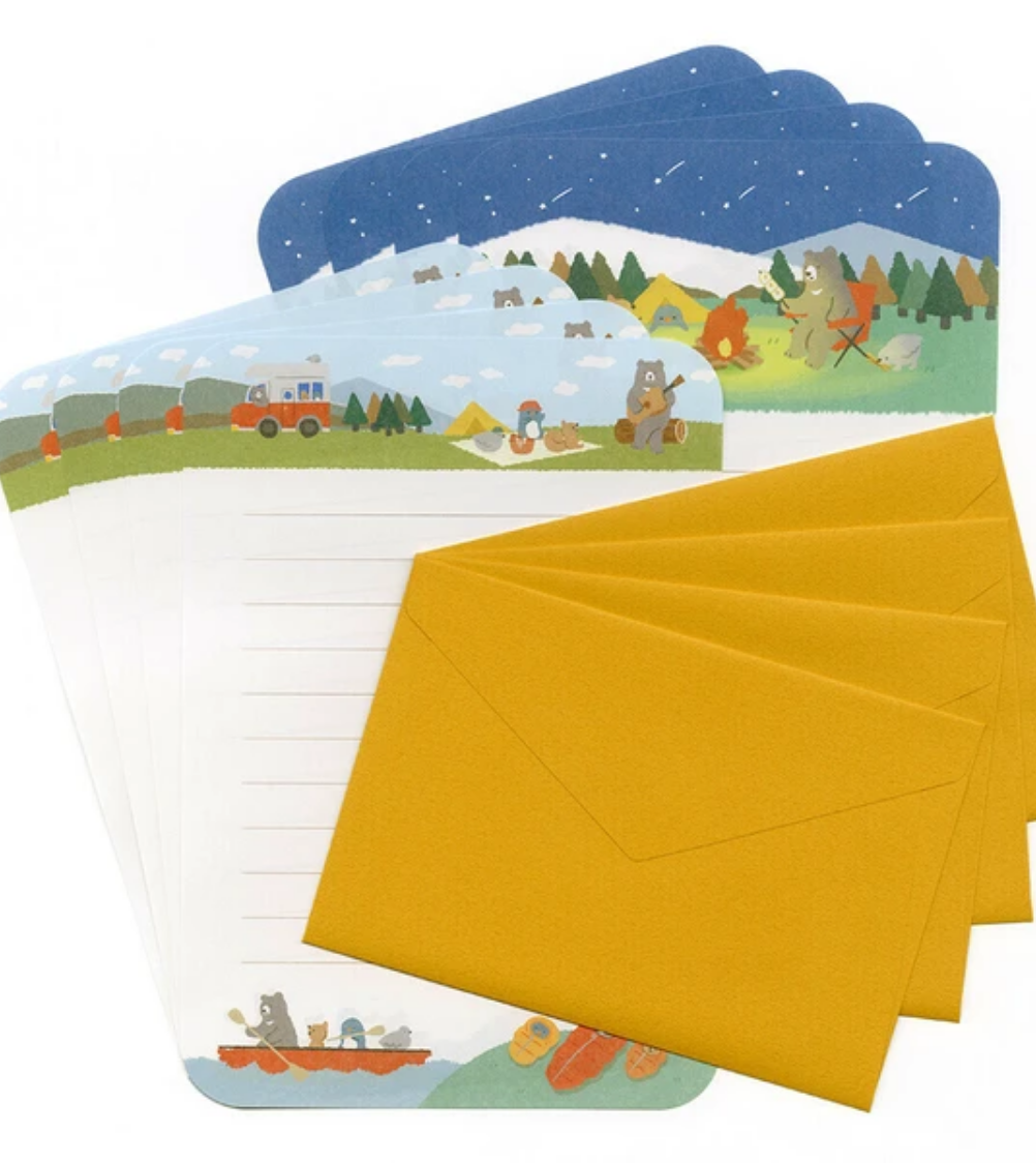 Camping Trip Letter Set