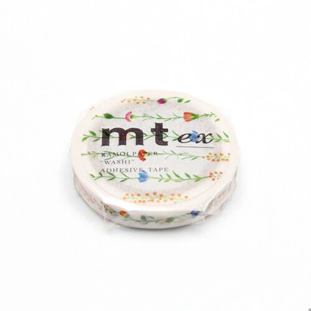 Flower Line Thin Washi Tape