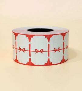 Tiny Bow Label Sticker Roll