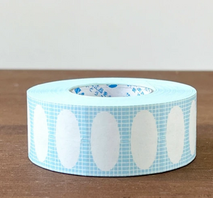 Oval Frame Label Sticker Roll