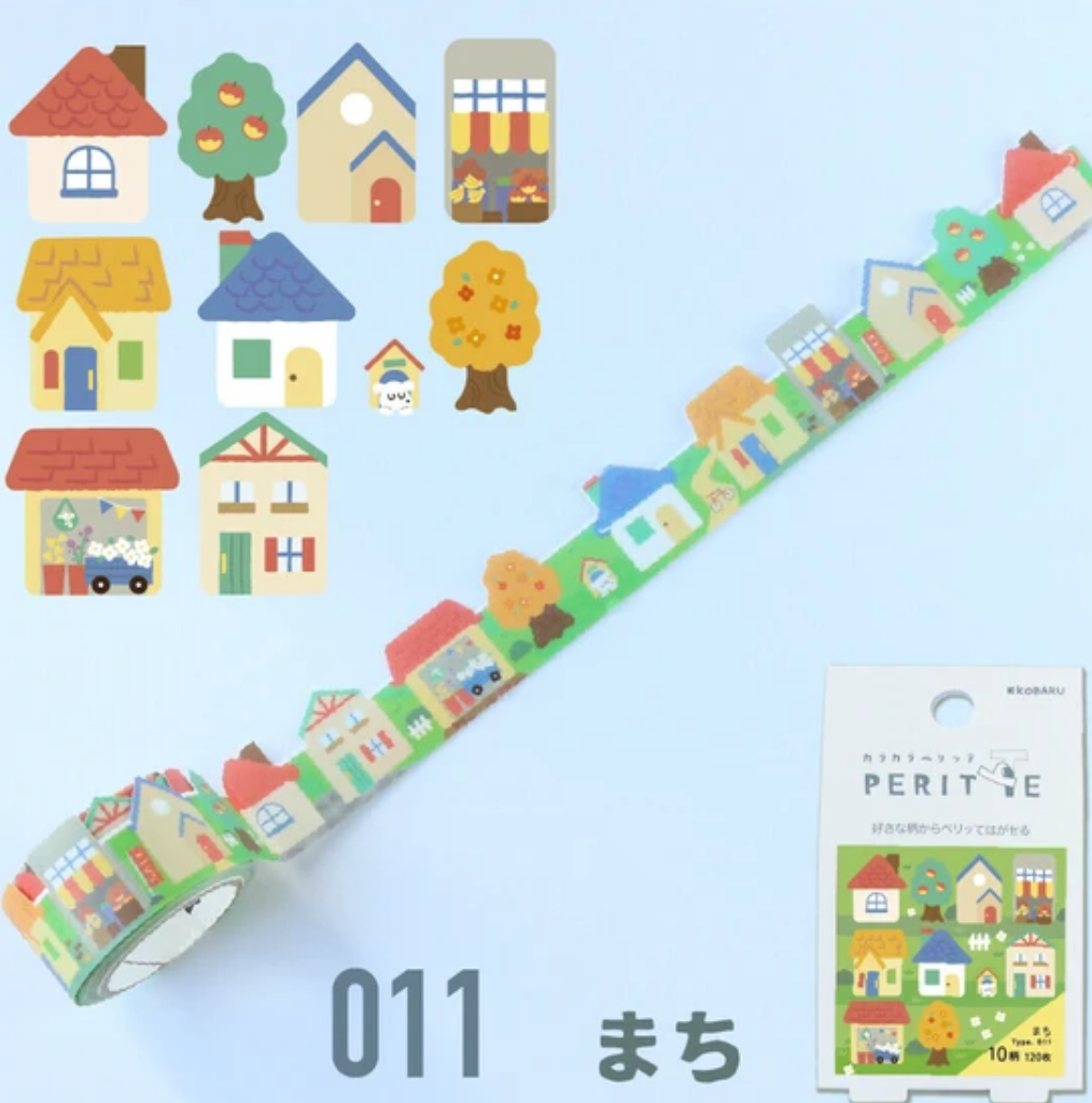 Little Houses Sticker Roll