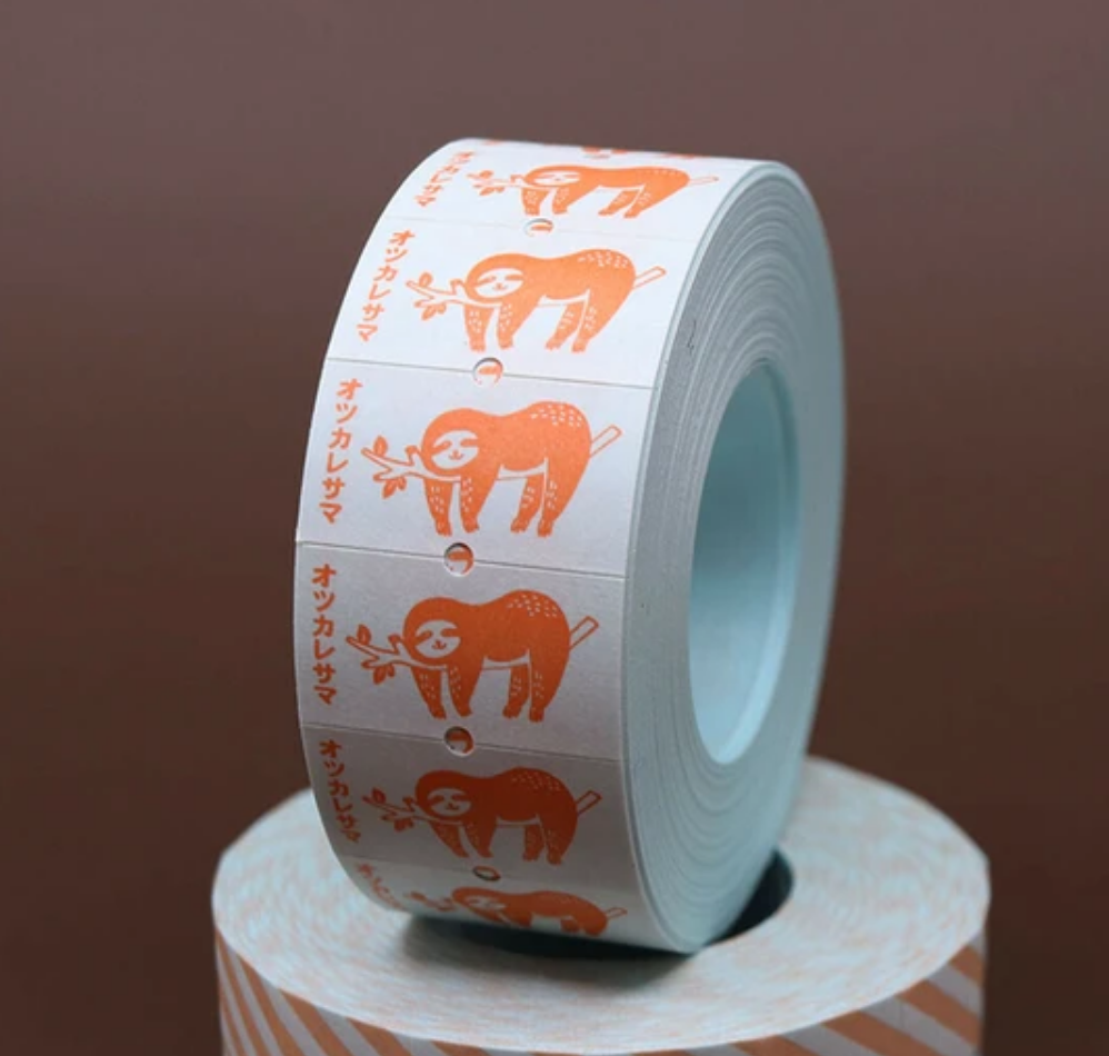 Little Sloth Label Sticker Roll