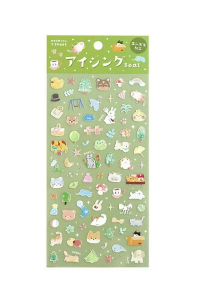Animals in the Park Sticker Sheet