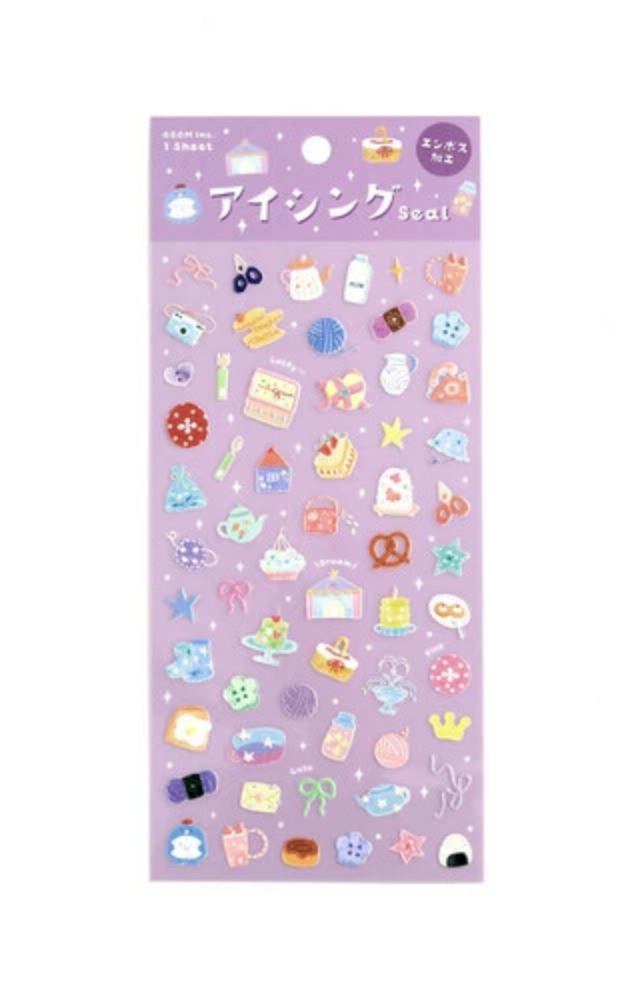 Snacks and Hobbies Sticker Sheet