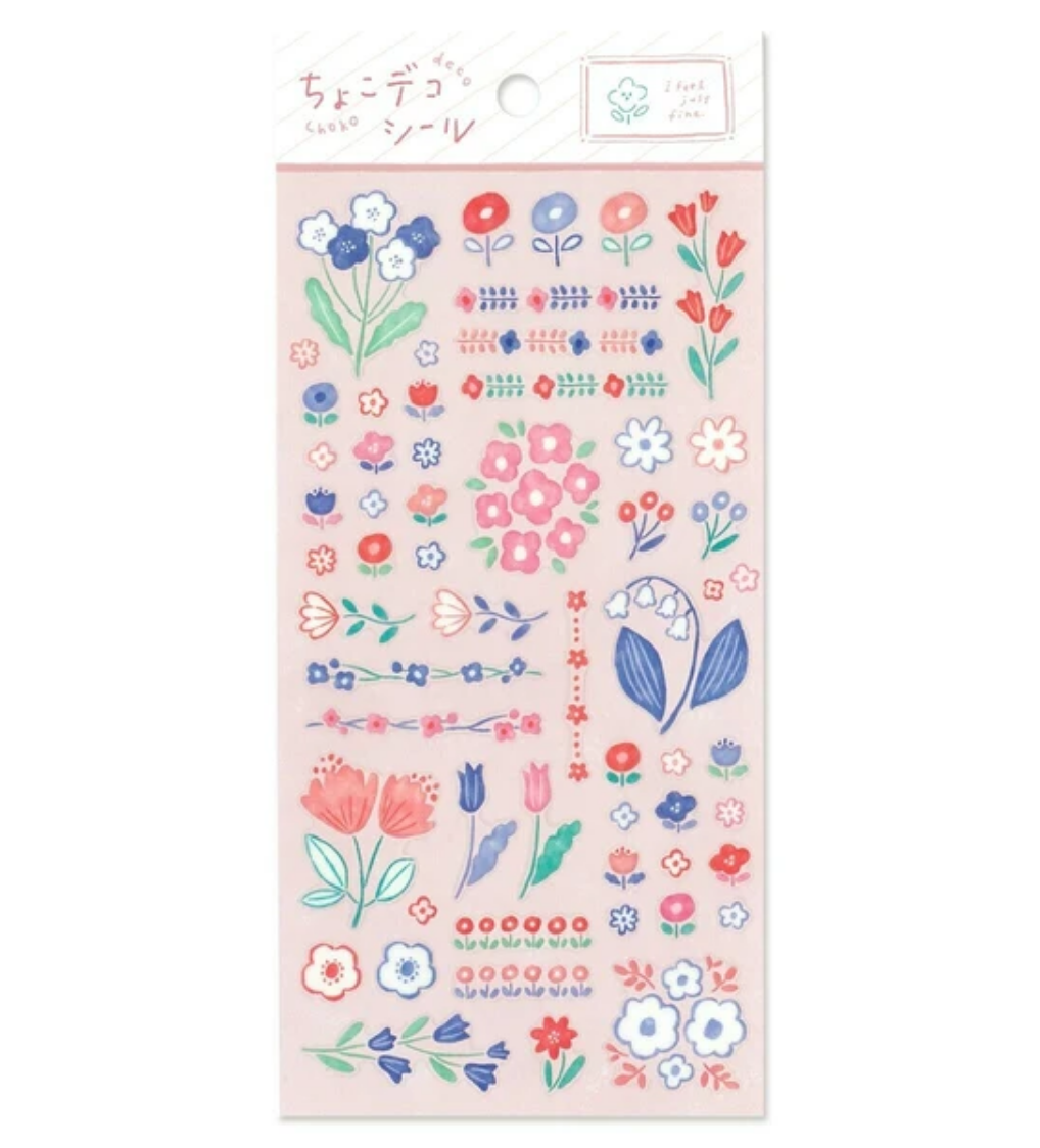 Deco Flowers Sticker Sheet