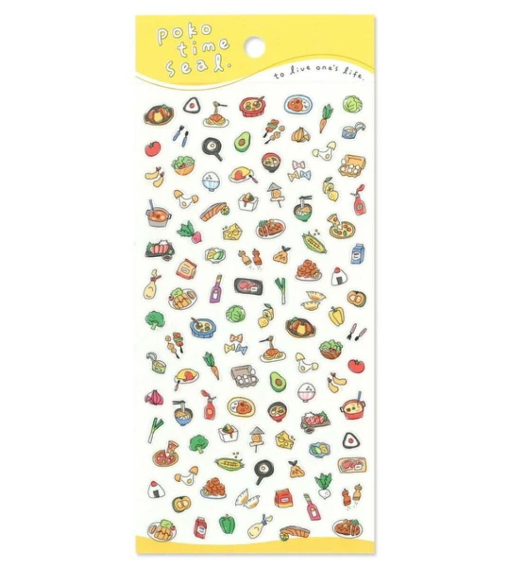 Mini Foods Sticker Sheet