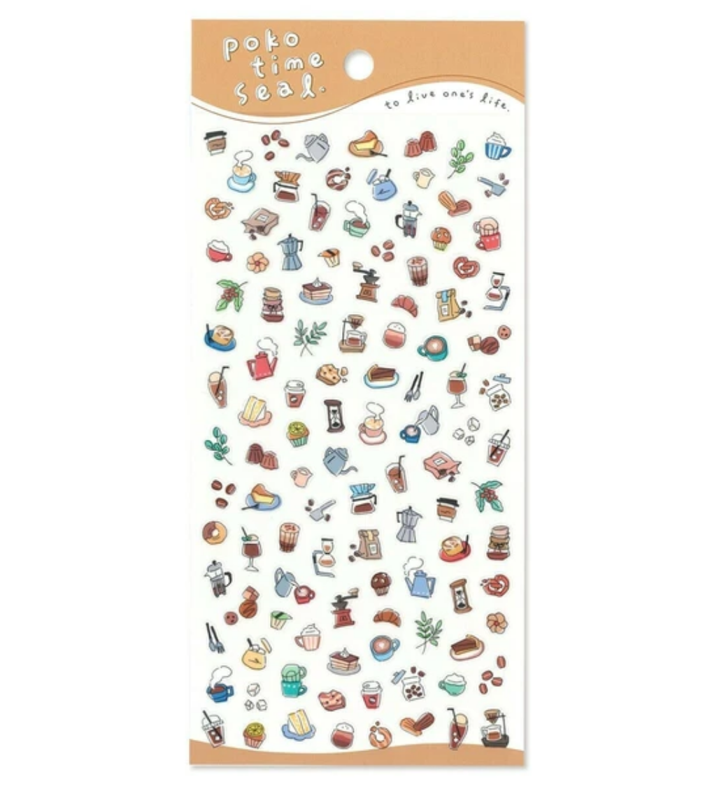 Mini Coffee Shop Sticker Sheet