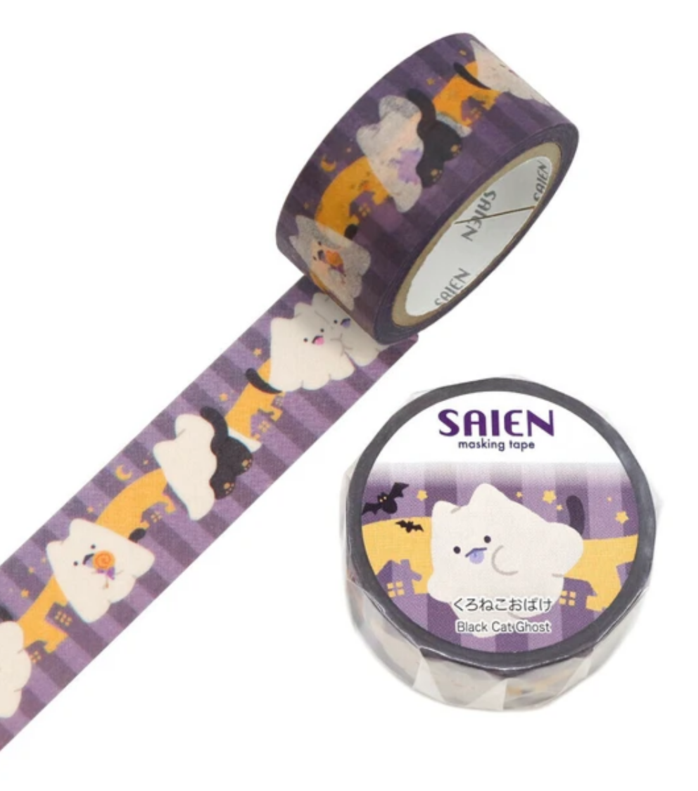 Ghost Cats Washi Tape