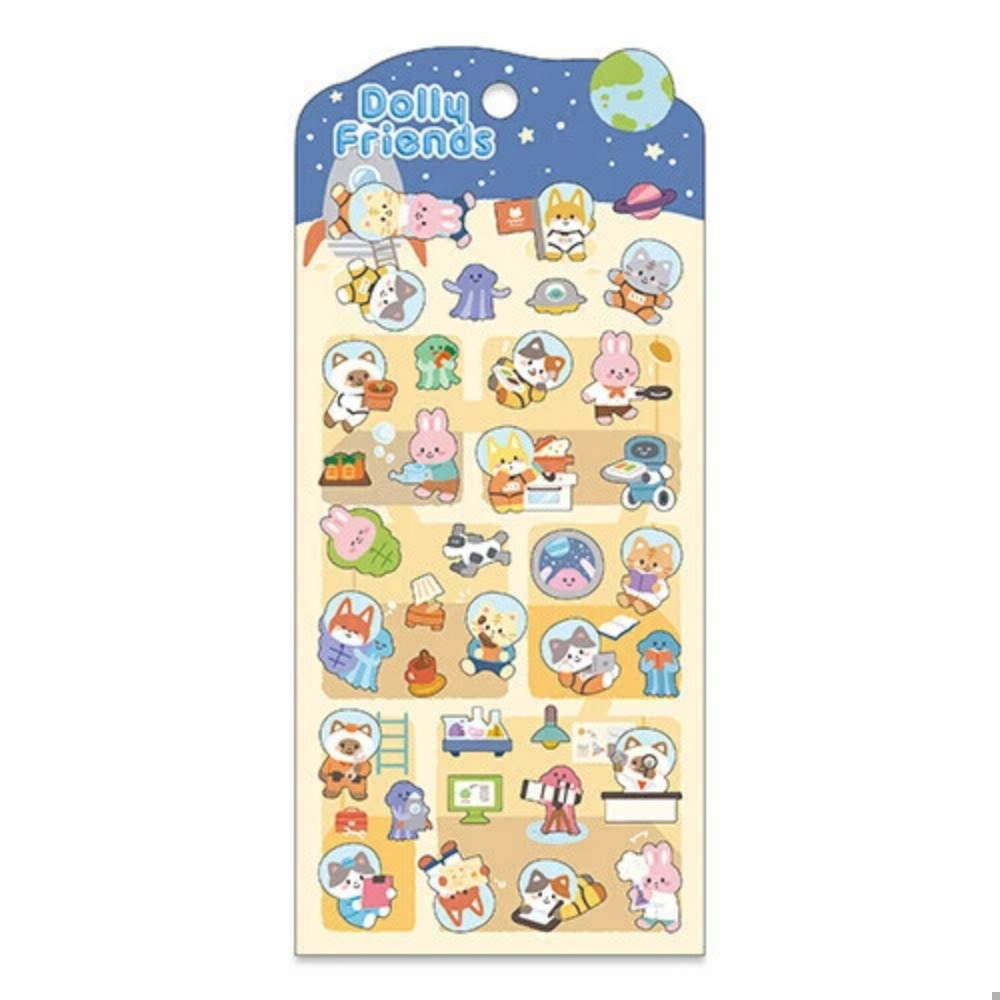 Dolly Moon Sticker Sheet