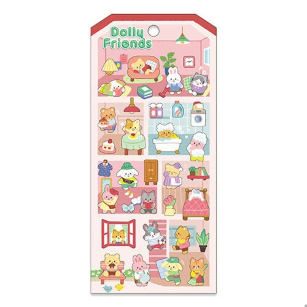 Dolly House Sticker Sheet