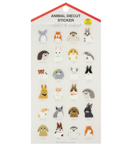Bunnies and Little Guys Die-Cut Sticker Sheet
