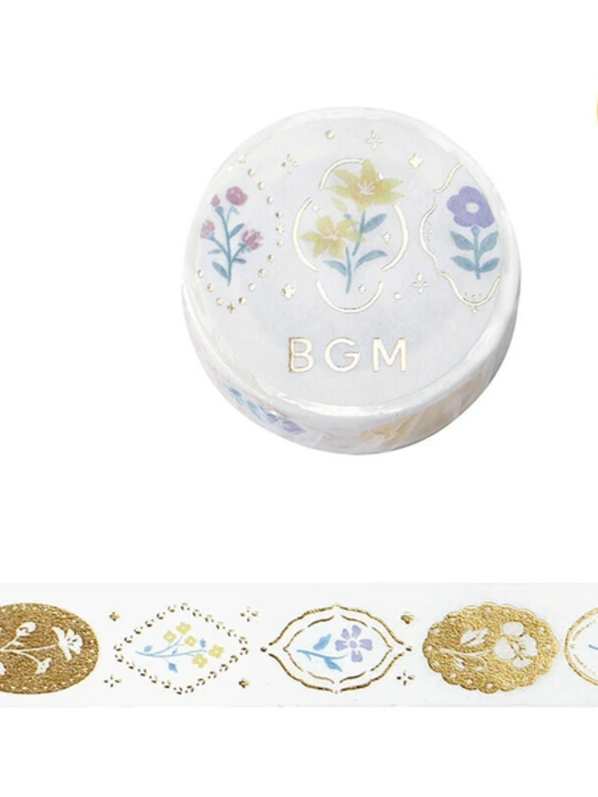 Flower Brooch Washi Tape