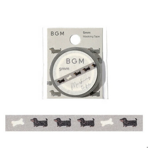Wiener Dogs Thin Washi Tape