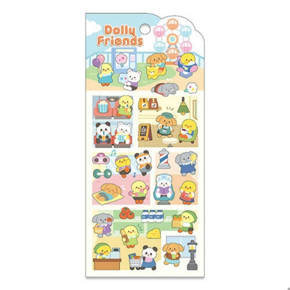 Dolly Leisure Time Sticker Sheet