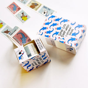 Shark Mail Faux-stage Washi