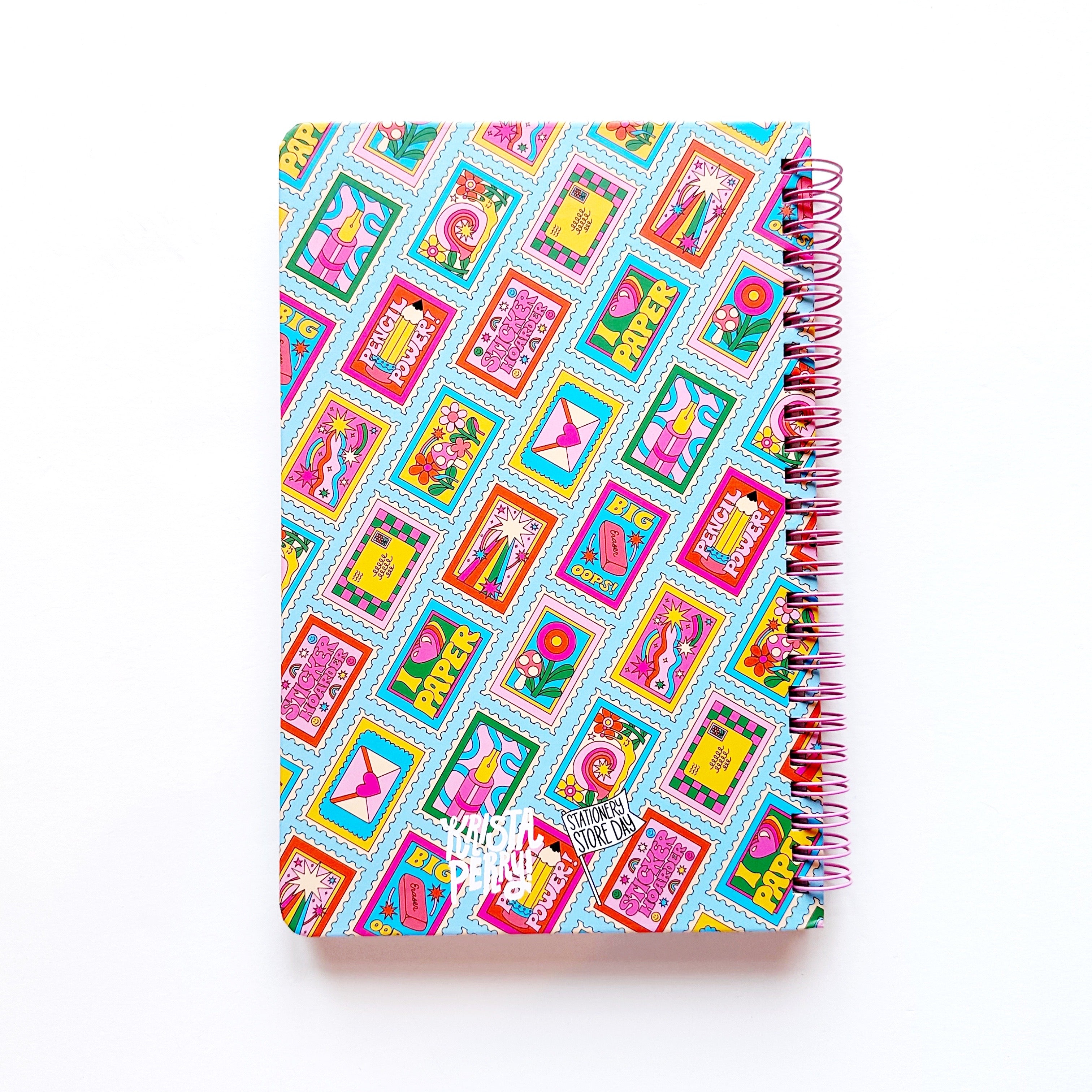 Stamp Pattern Notebook