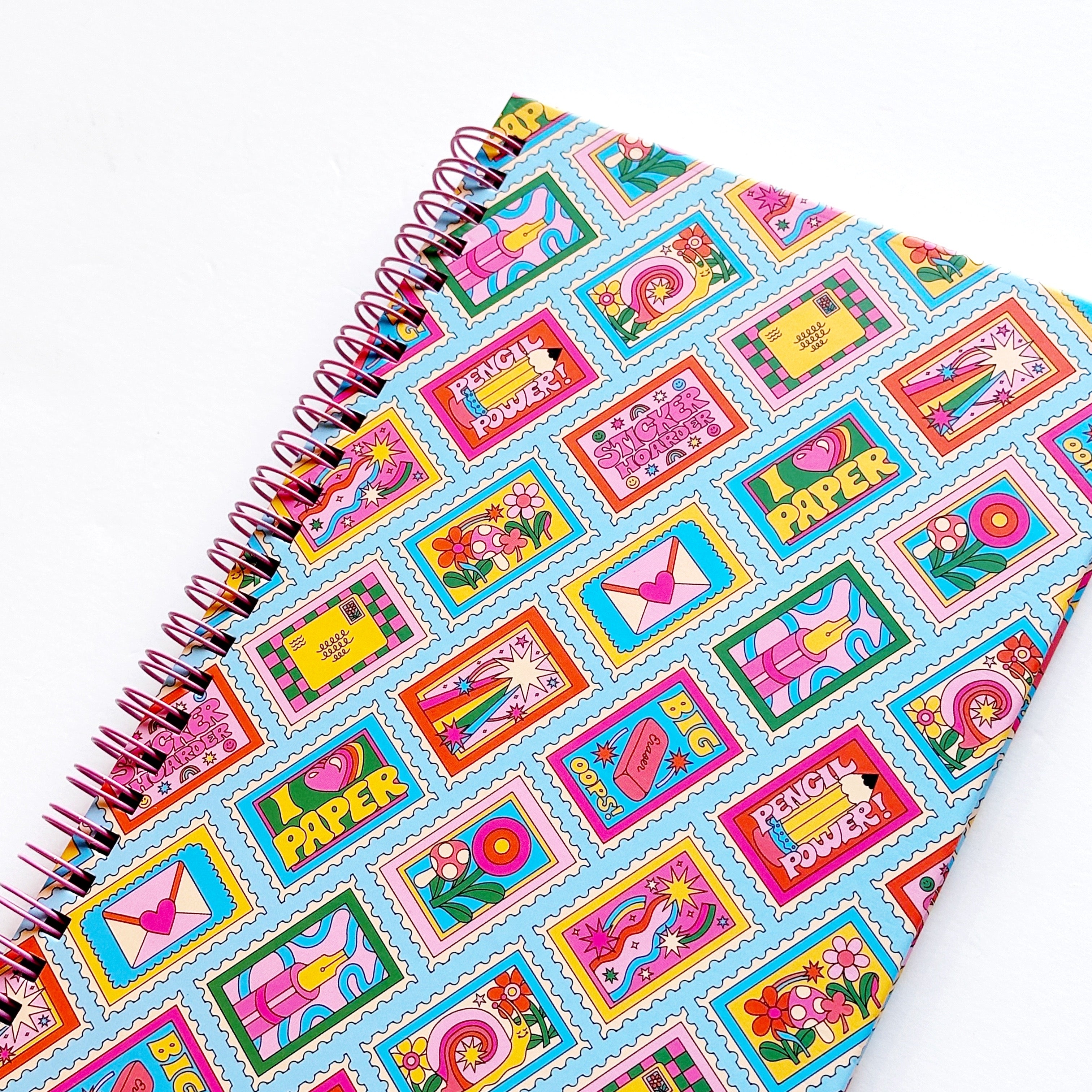 Stamp Pattern Notebook