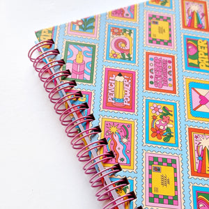 Stamp Pattern Notebook