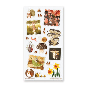 Whimisical Woods Sticker Sheet
