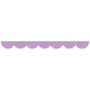 Lilac scalloped edge washi tape