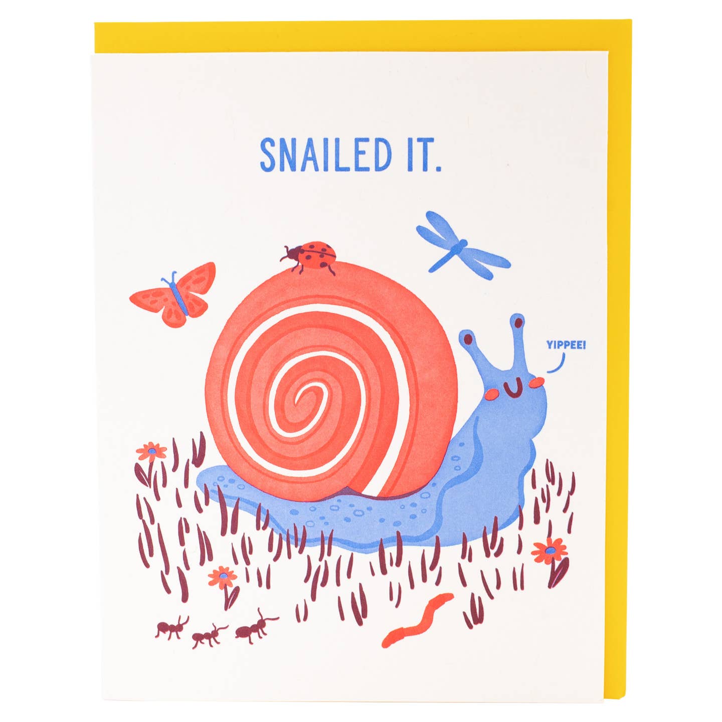 Snailed It Congrats Card