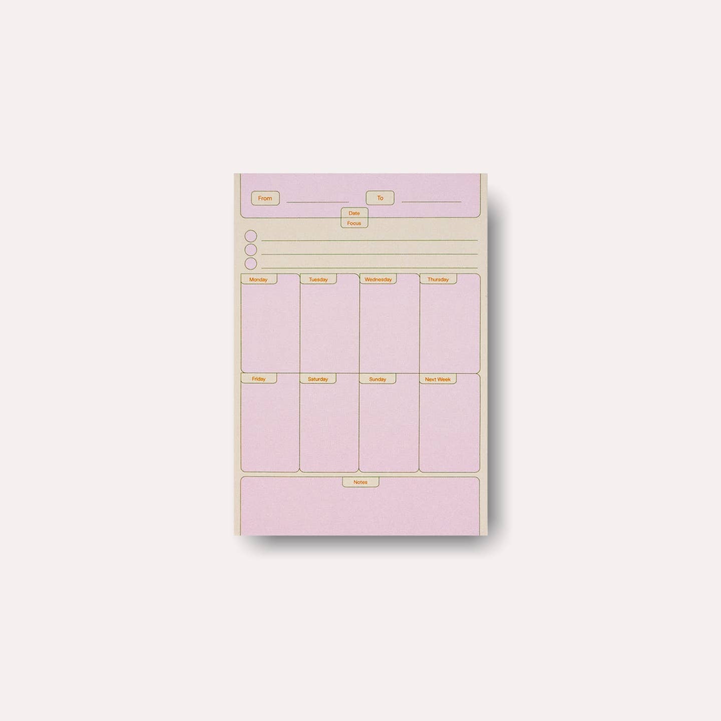 Casetta Weekly Planner Sticky Note