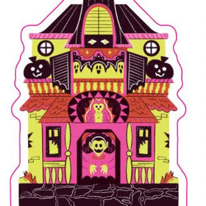 Happy Halloween House Sticker