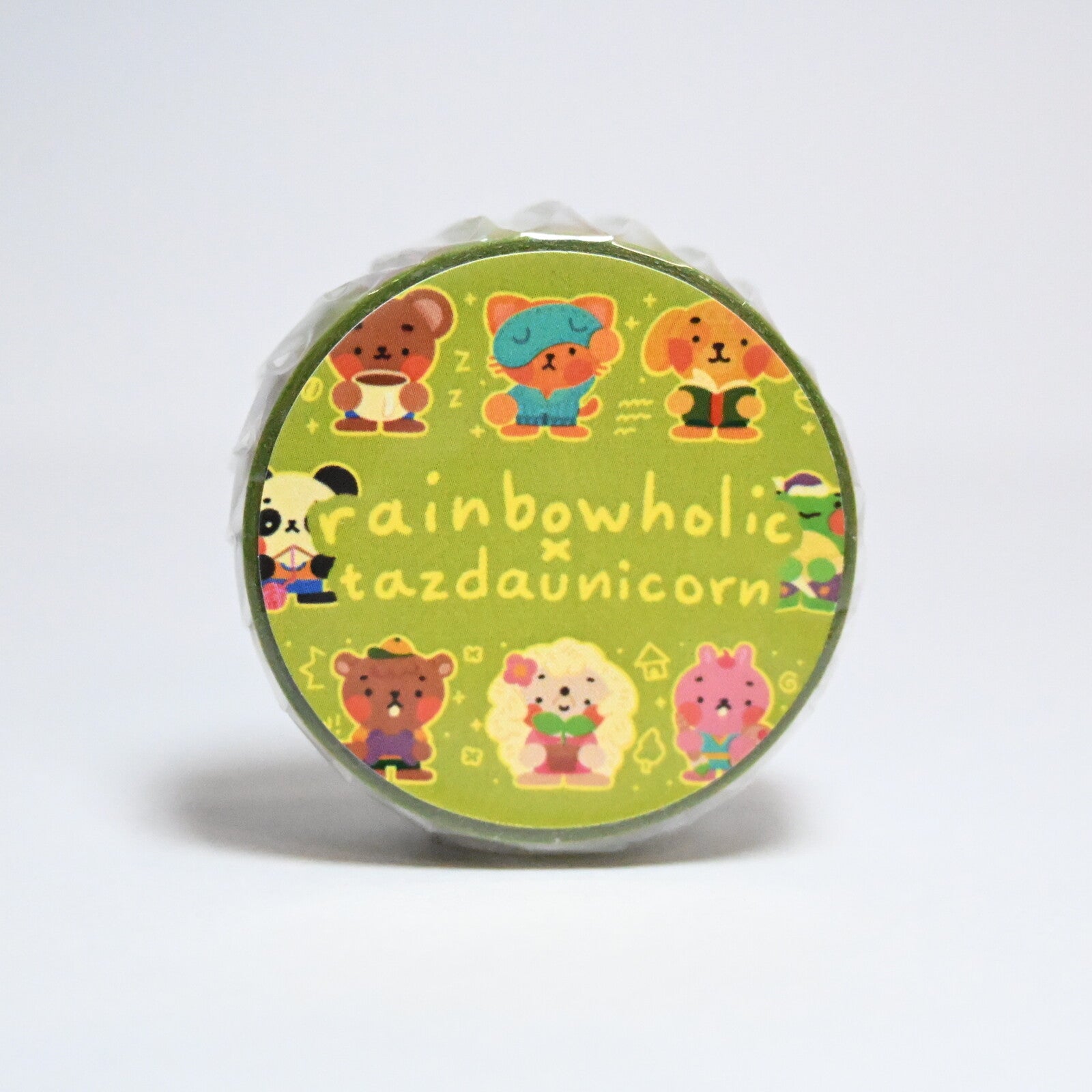 Rainbowholic x Tazdaunicorn Goodnight Animals Washi Tape