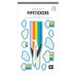 Big Puffy Airplane Stickers