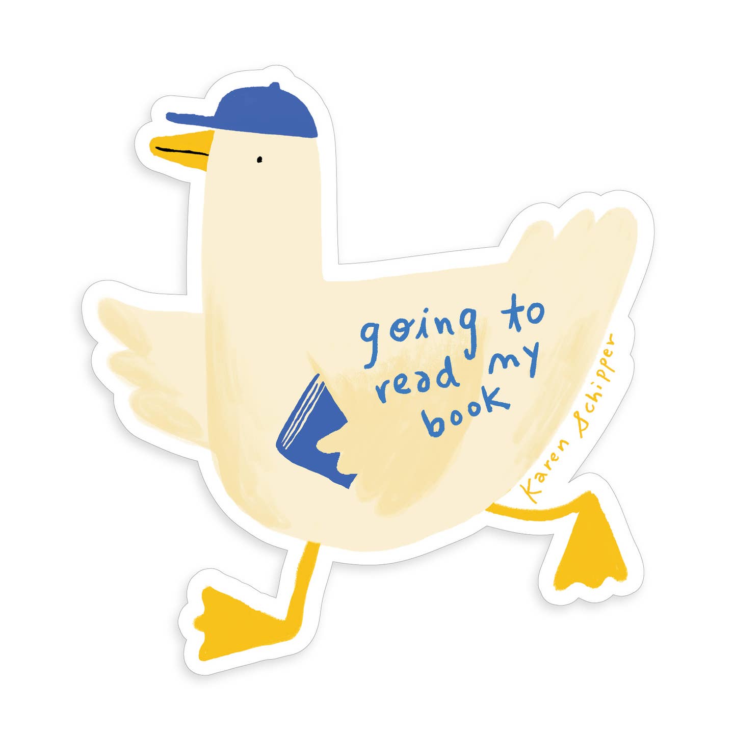 Duck Reader Sticker – Calliope Paperie