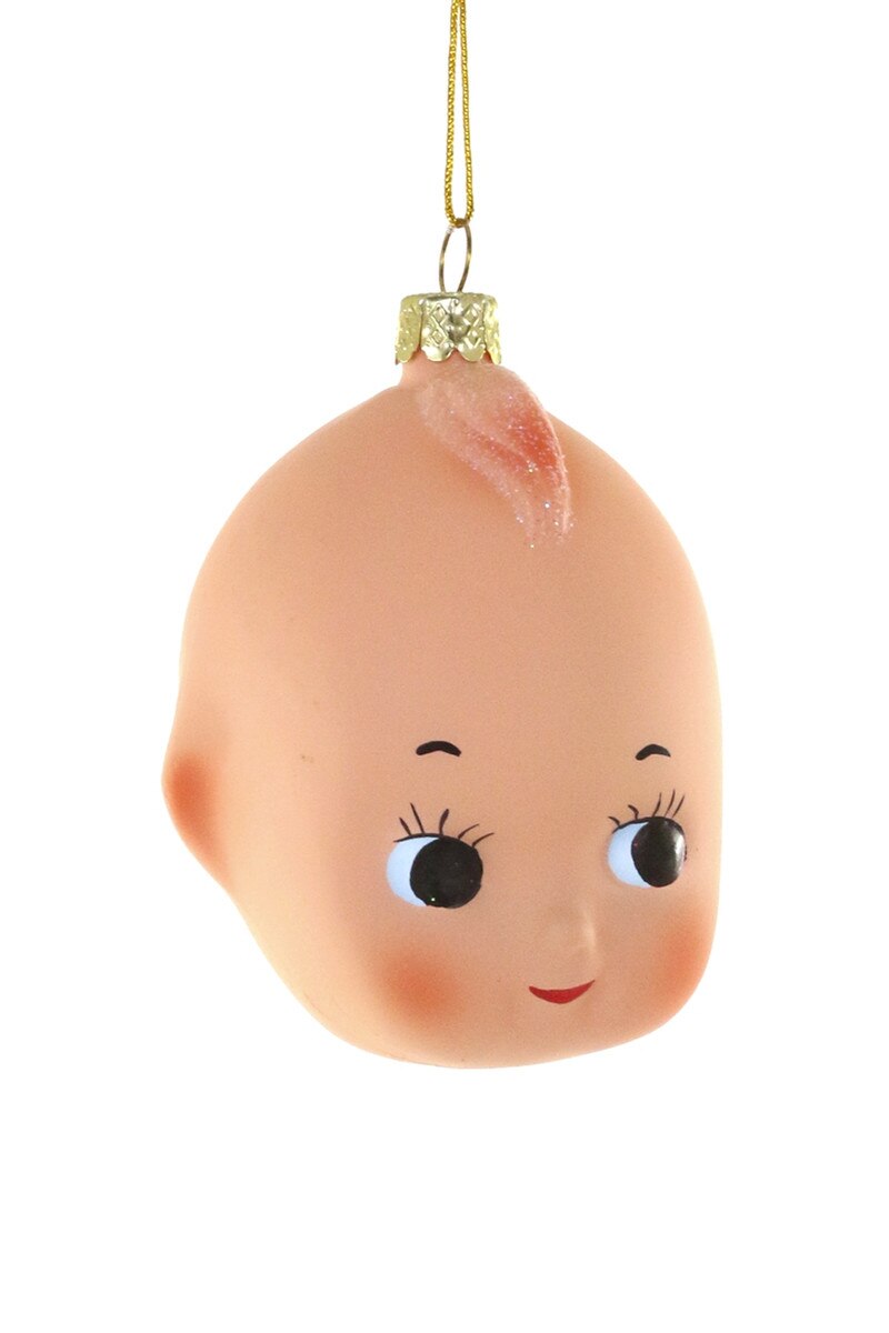 Kewpie Baby Head Ornament