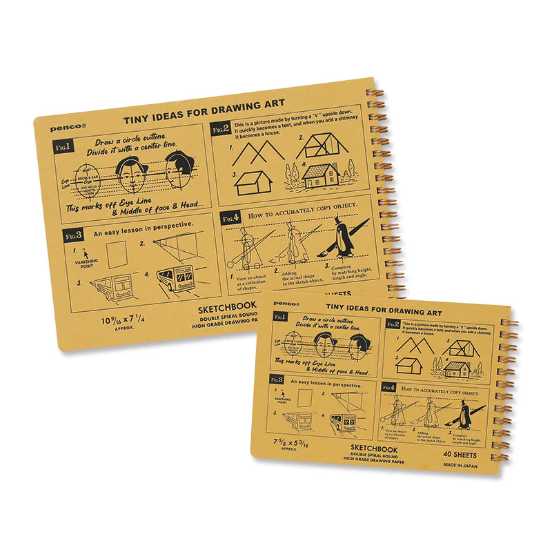 Small Penco Medium Weight Drawing Paper Pad