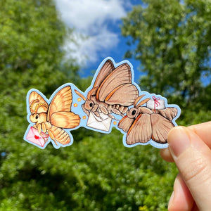Mail Moths Sticker