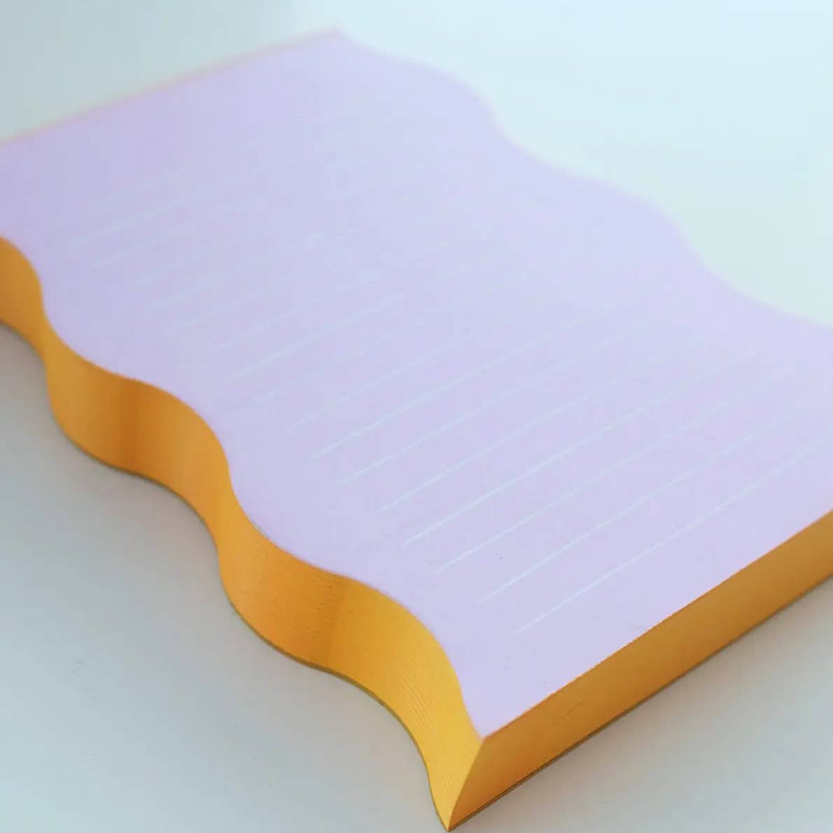 Lilac/Tangerine Wavy Notepad