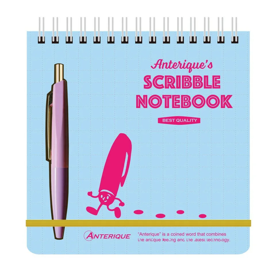 Anterique Scribble Notebook - Blue