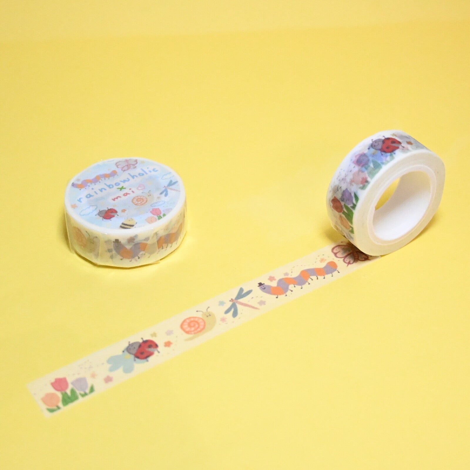 Rainbowholic x Mai Cute Bugs Washi Tape