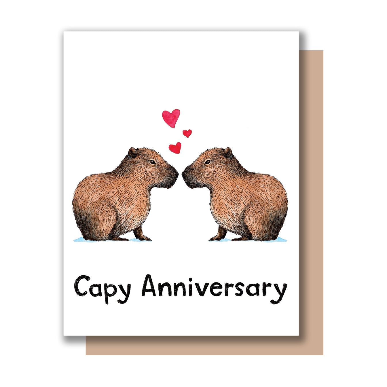 Capy Anniversary Card