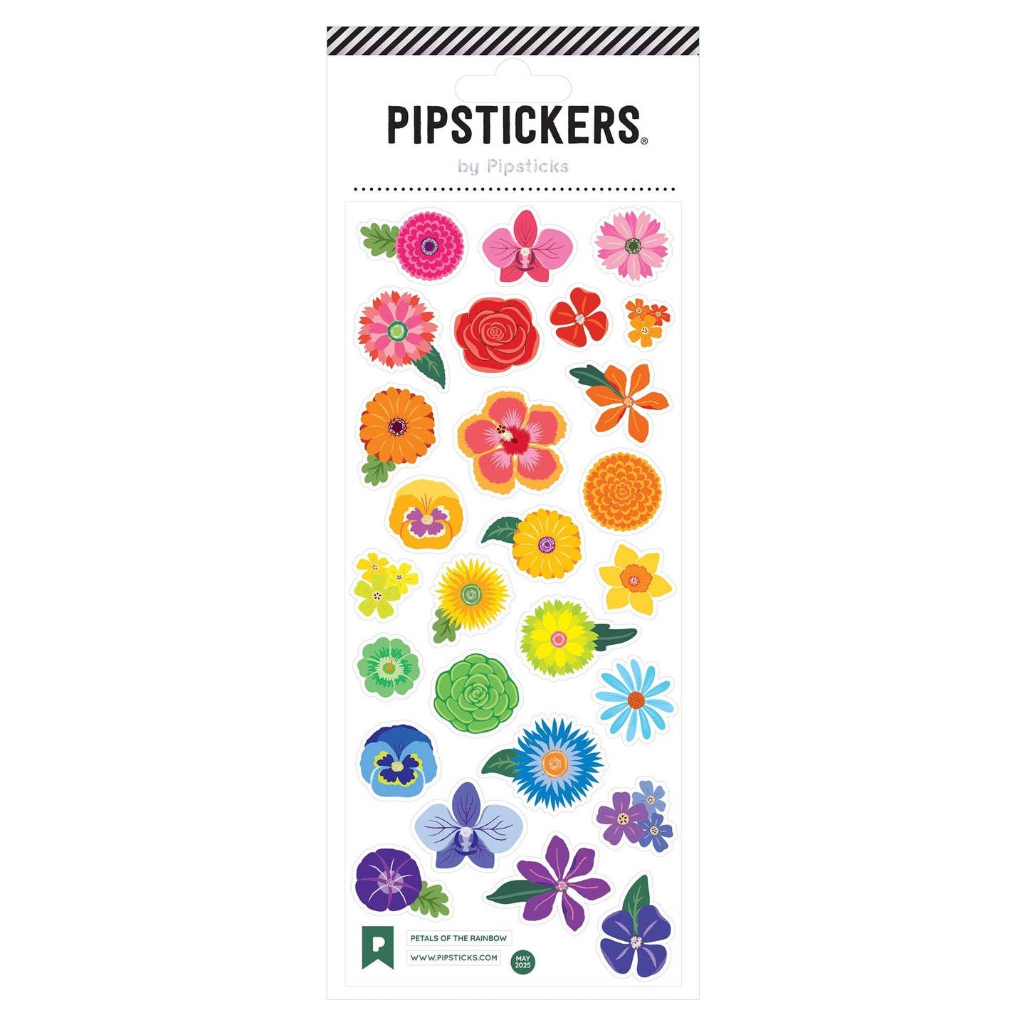 Petals Of The Rainbow Stickers