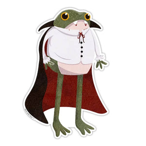 Dracula Froggy Sticker