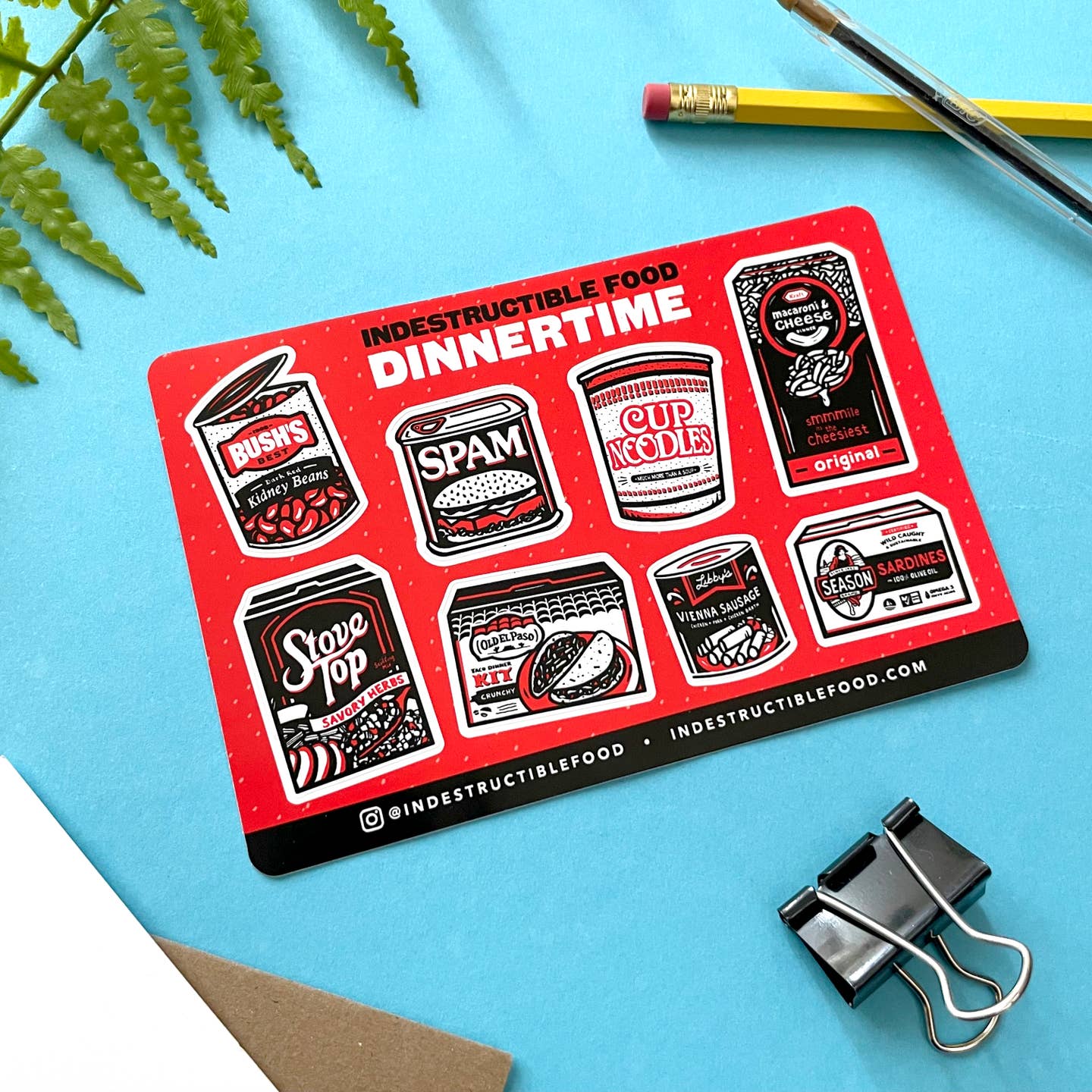 Dinnertime Sticker Sheet