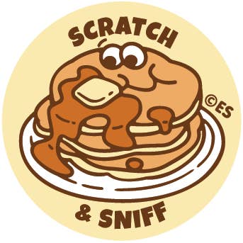 Pancakes Scratch & Sniff Sticker Sheet