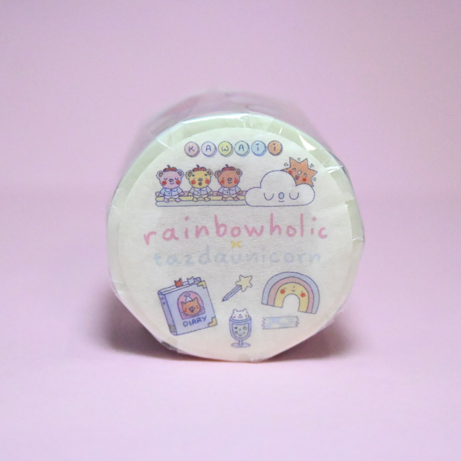 Rainbowholic x Tazdaunicorn Stationery Cafe Washi Tape