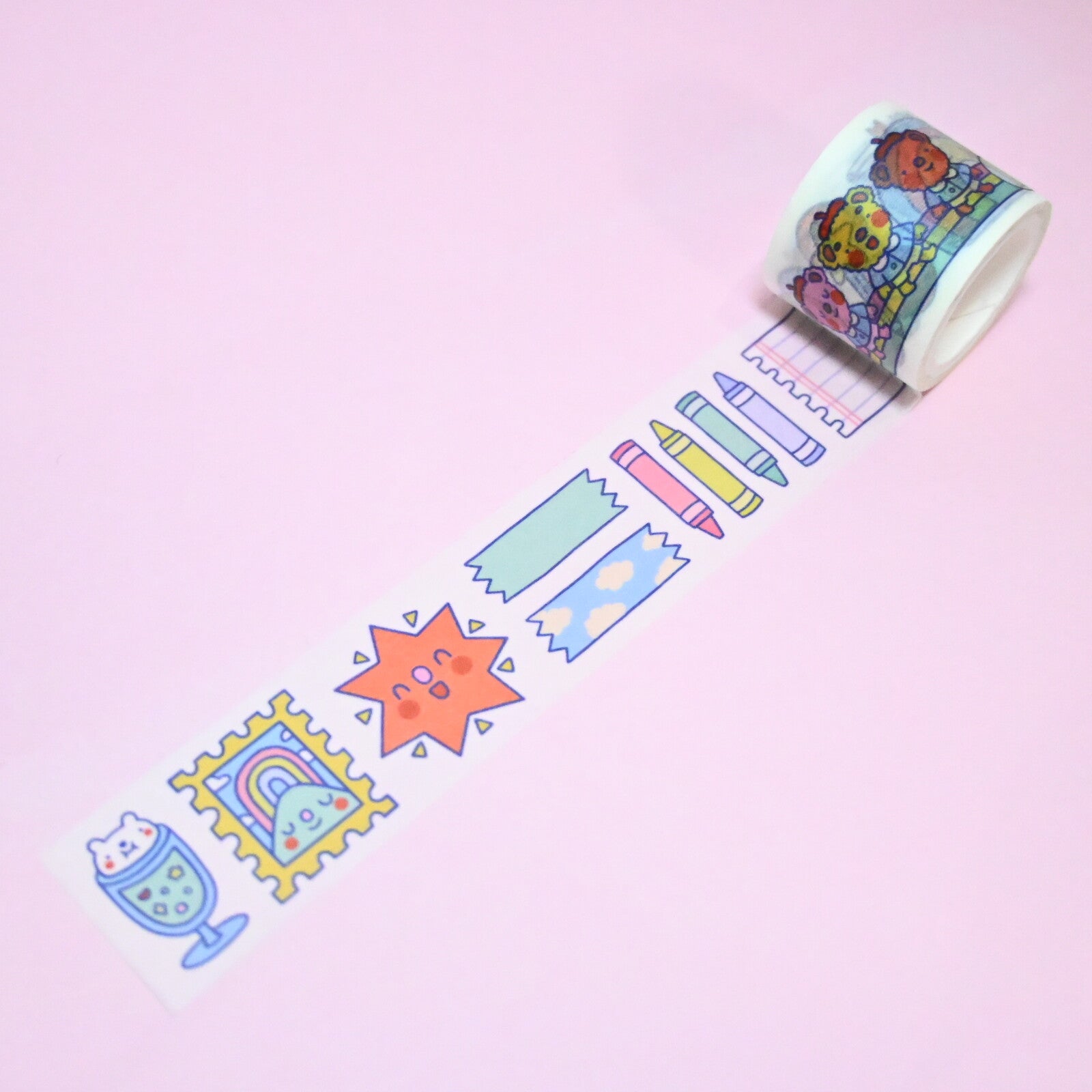 Rainbowholic x Tazdaunicorn Stationery Cafe Washi Tape