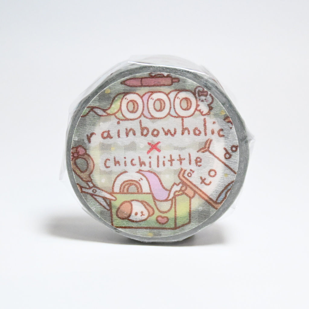 Roll of decorative tape.