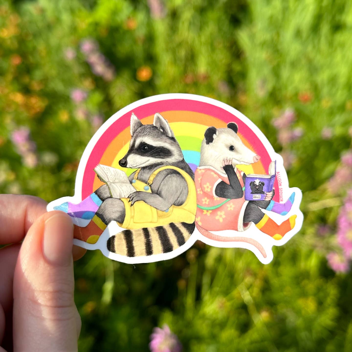 Reading Critters Sticker