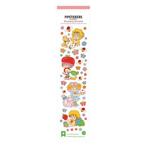 Decorative sticker sheet with images of Strawberry Shortcake and friends.