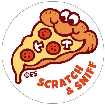 Pizza Scratch & Sniff Sticker Sheet