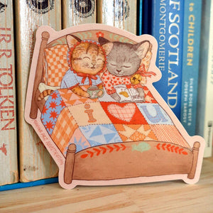 Bedtime Kitties Sticker