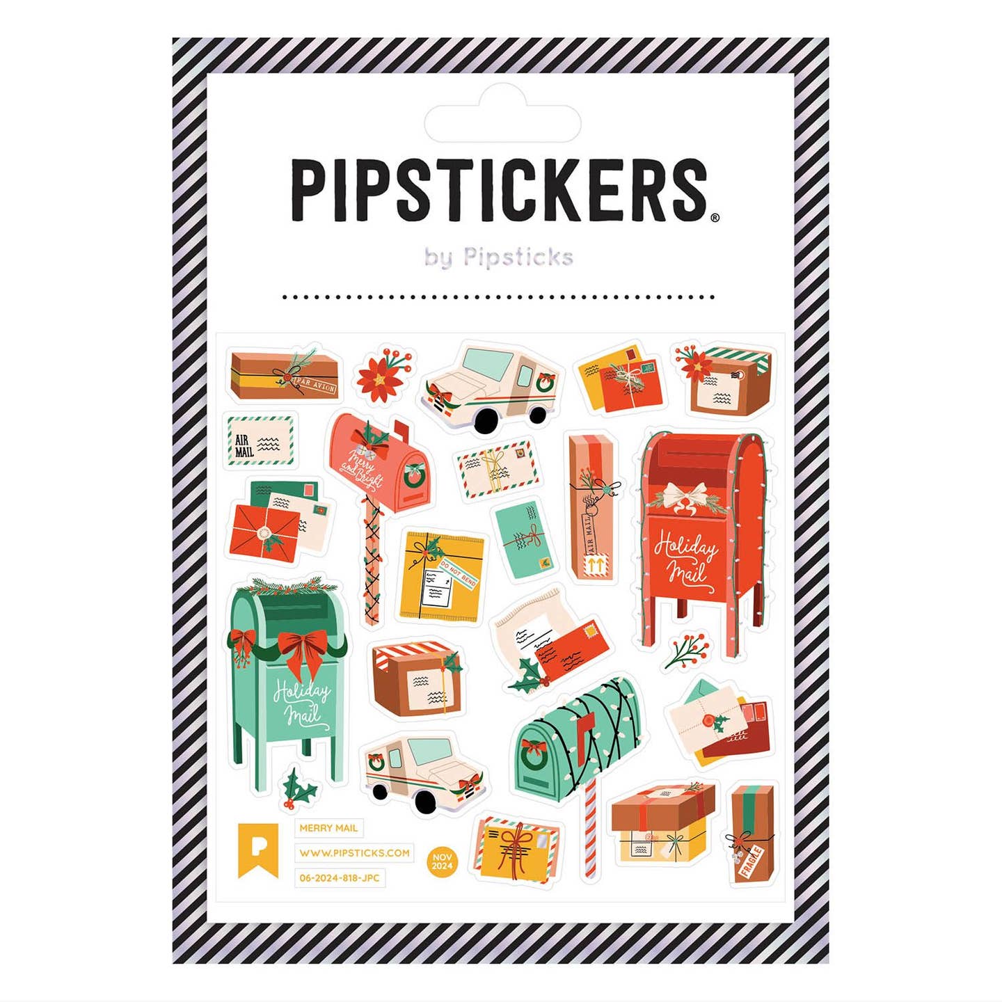 Merry Mail Stickers