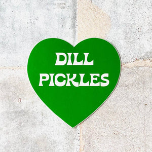 Dill Pickles Love Sticker